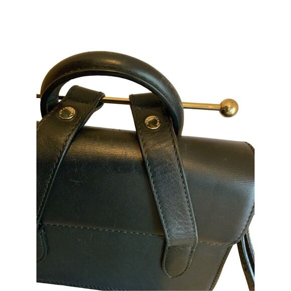 Strathberry Nano Tote - Black leather mini bag crossbody - Picture 12 of 15